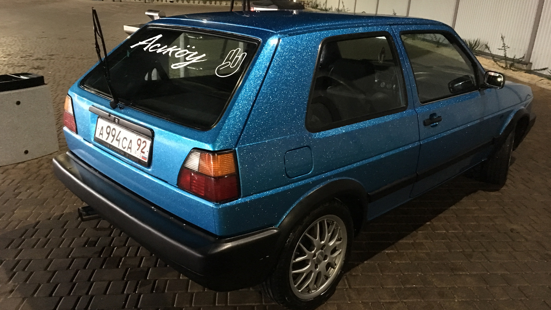 Volkswagen Golf Mk2 1.6 бензиновый 1986 | 2.0 candy sinyak на DRIVE2