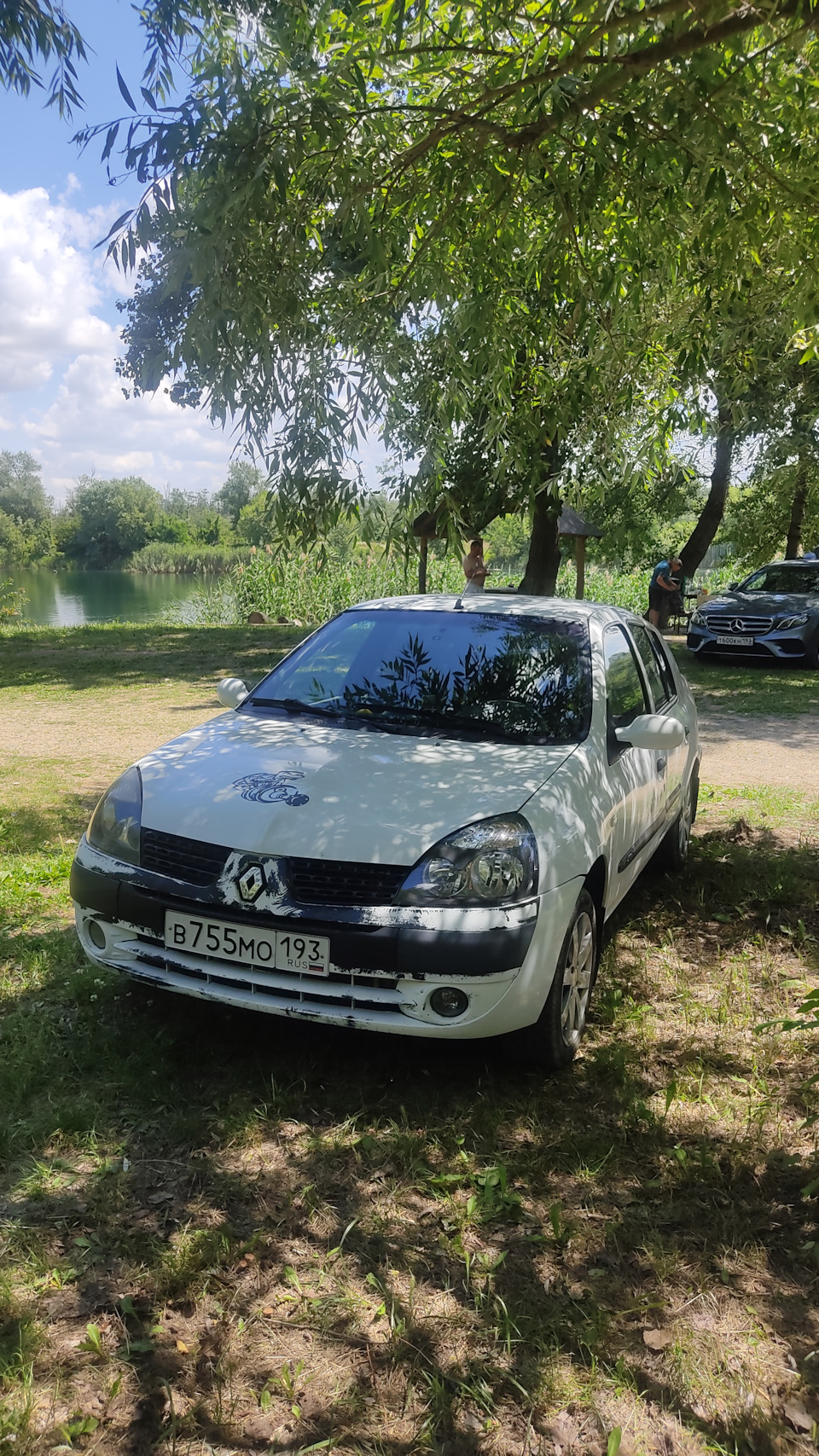 Лесное озеро или сочинский карьер, Курганинск, Адыгея — Renault Symbol, 1,4  л, 2006 года | покатушки | DRIVE2