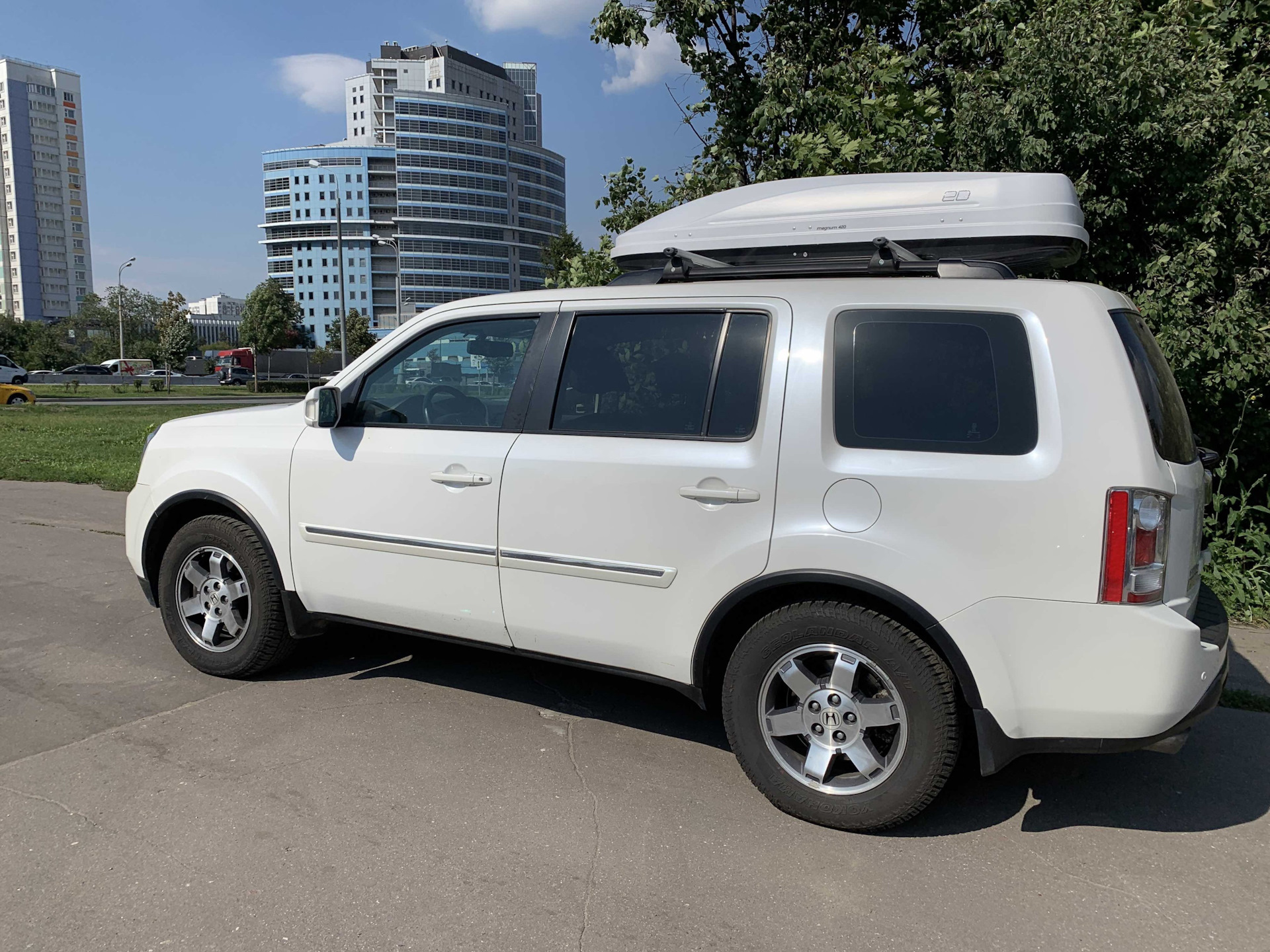 Аренда багажника и автобокса для Honda Pilot — Евродеталь на DRIVE2