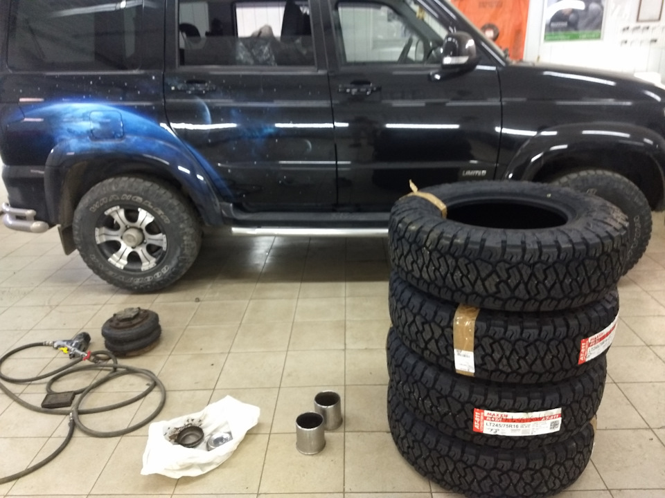 Maxxis razr at 245/75 r16 — китайский duratrac? — УАЗ Patriot, 2,7 л ...
