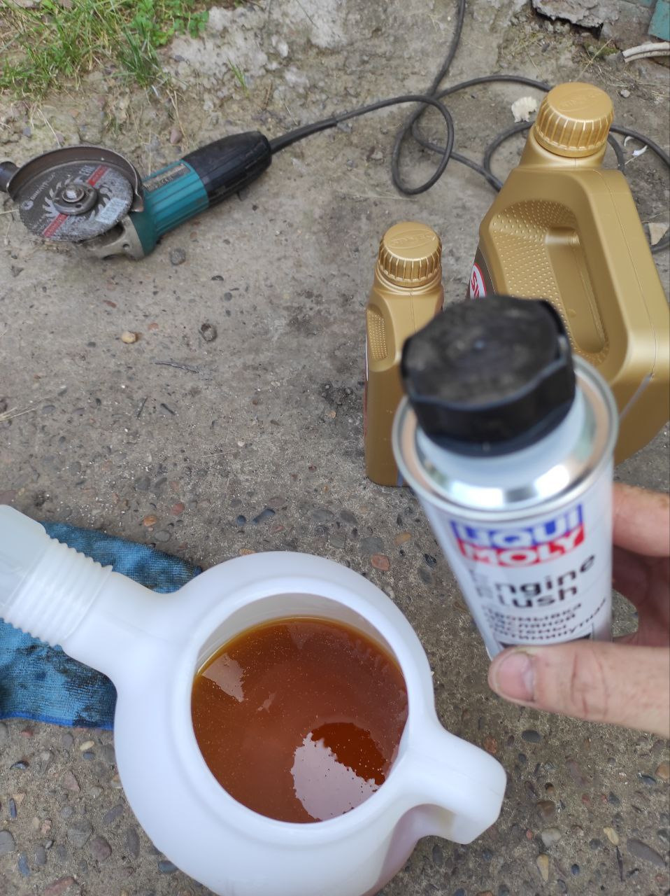 Промывка Liqui Moly Engine Flush — Toyota Camry (V30), 2 л., 1993 года