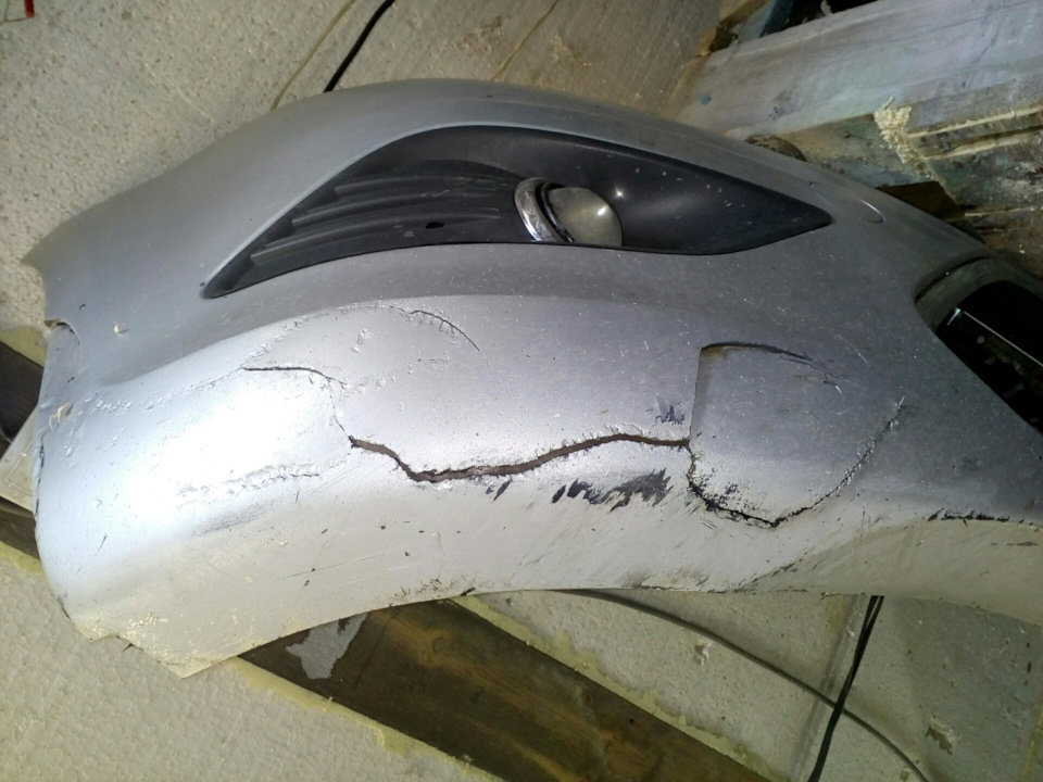 Ремонт бампера в домашних условиях красим из баллончика — Ford Focus II ...