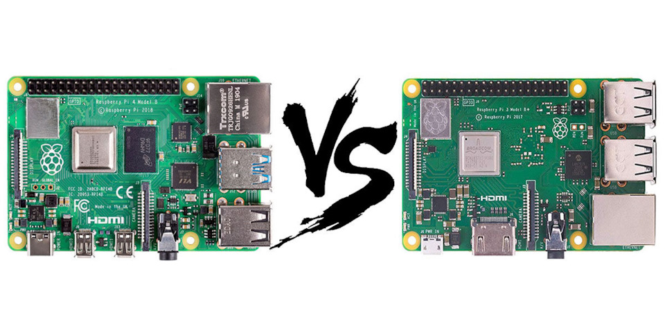 Rasberry Pi 4 vs Pi 3 B+ — Volkswagen Golf R Mk7