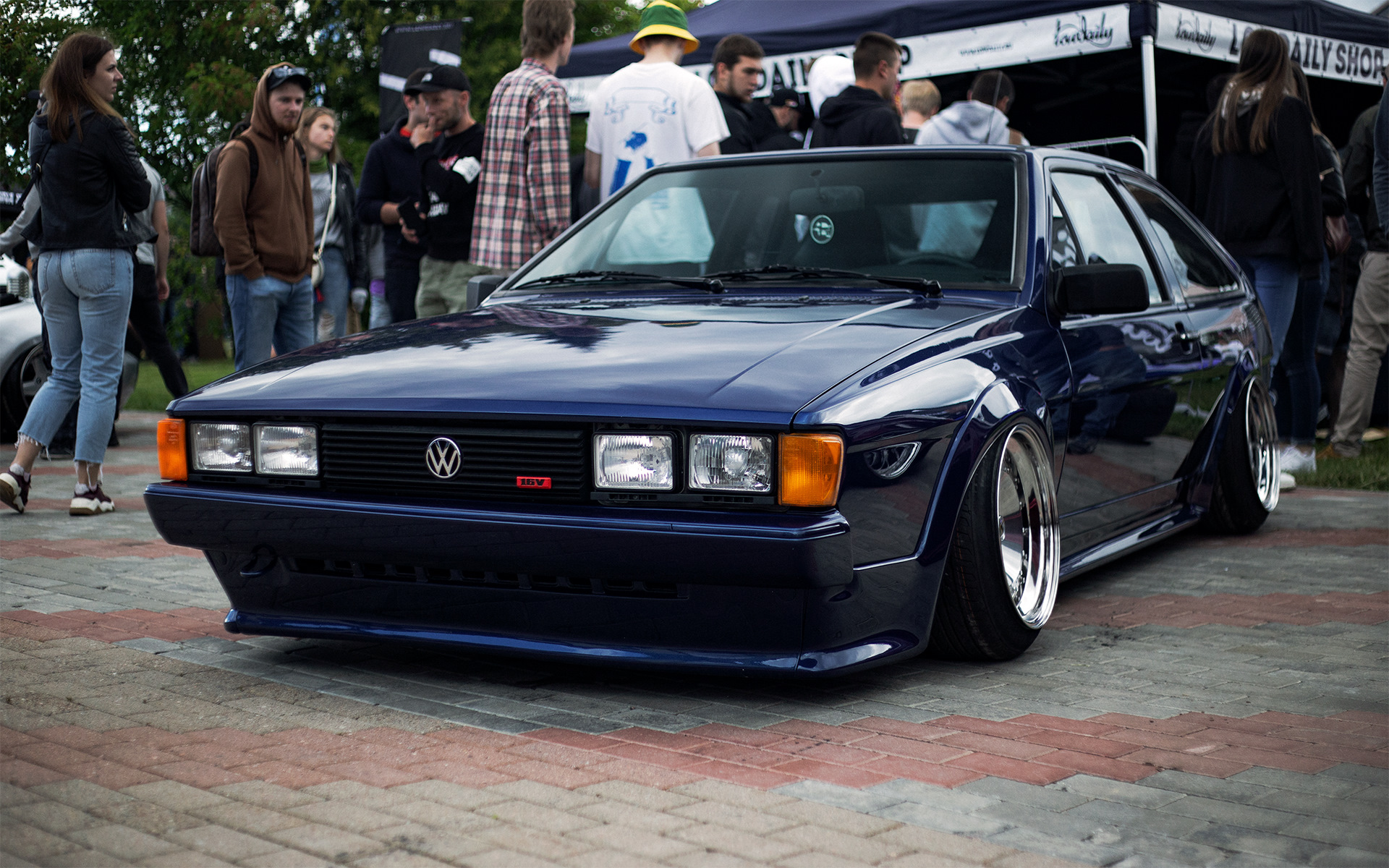 Volkswagen Scirocco mk2 stance