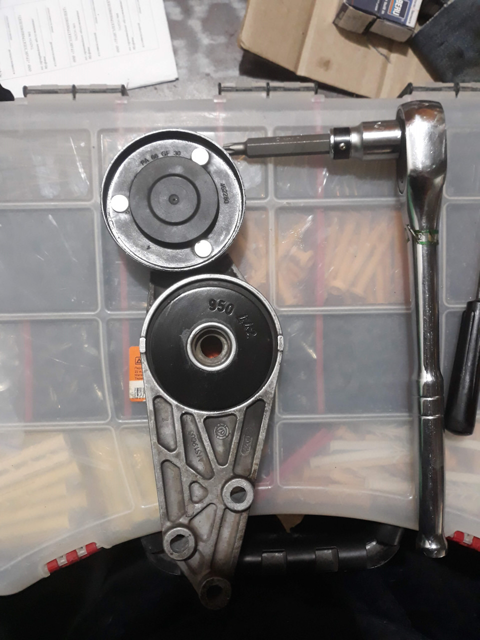 Замена ремней, генератор и кондиционер. — Skoda Superb Mk1, 1,8 л, 2004 ...