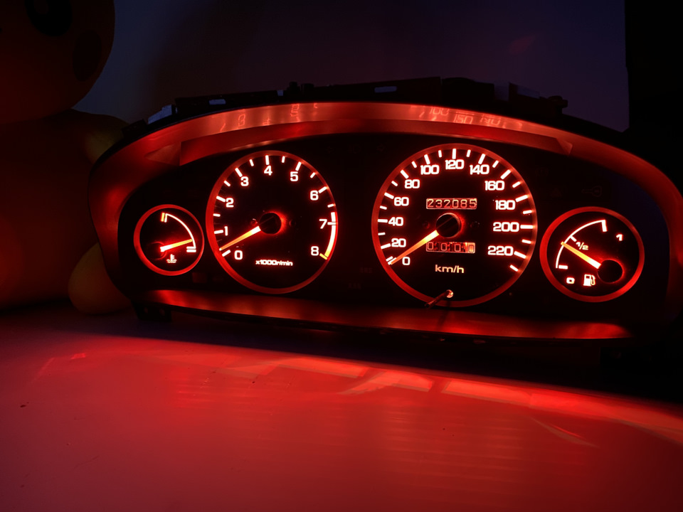 Пересвет панели приборов. Шкал и стрелок Honda Domani — DRIVE2