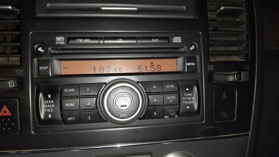 Магнитола тиида кларион на Nissan Tiida (1G). Б/у | 1 000 ? в городе ...