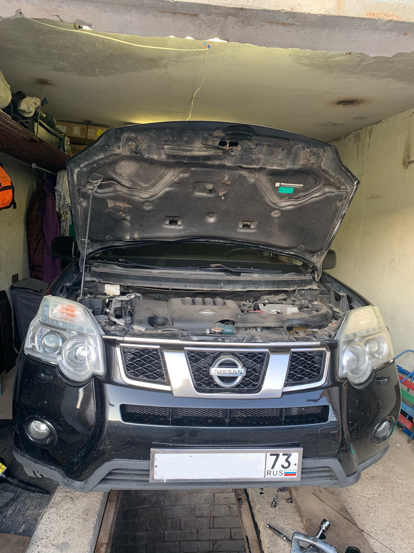 Для себя /замена масло — Nissan X-Trail II (t31), 2 л, 2011 года ...