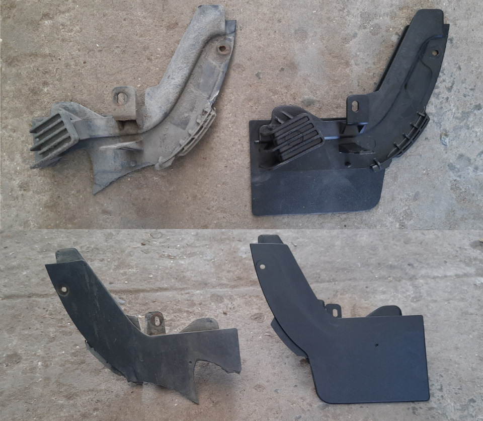 Старый и новый VAG 3AA854856A9B9 — Volkswagen Passat B7. Запчасти на фото: 3AA854856A9B9