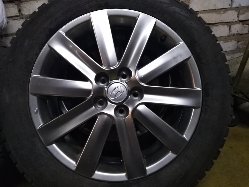 диски для зимы. — Hyundai Tucson (TL), 2 л, 2018 года | колёсные диски ...