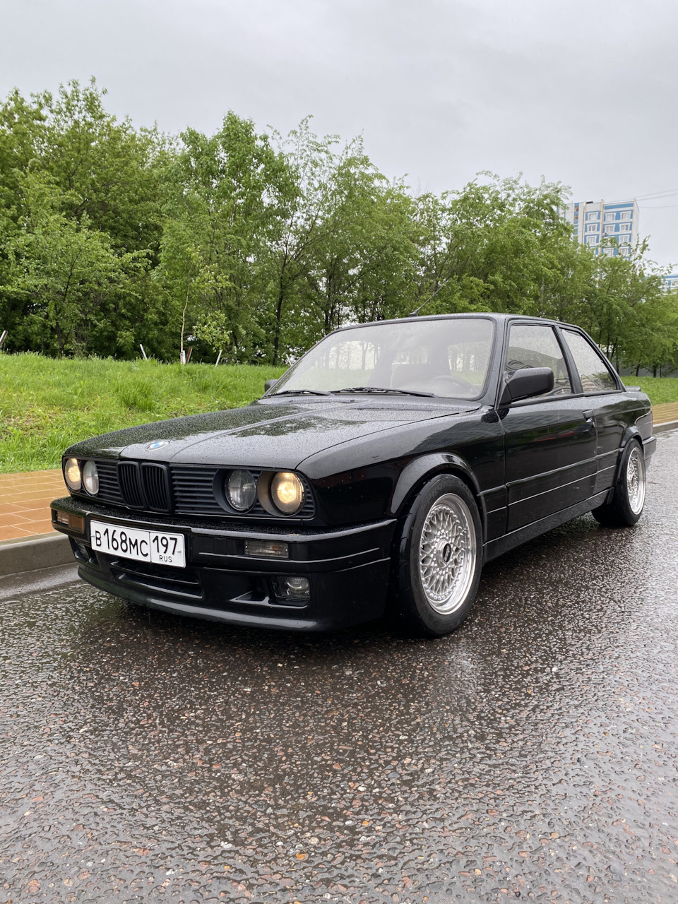 Первый выезд в этом сезоне — BMW 3 series Coupe (E30), 2,5 л, 1988 года |  мойка | DRIVE2