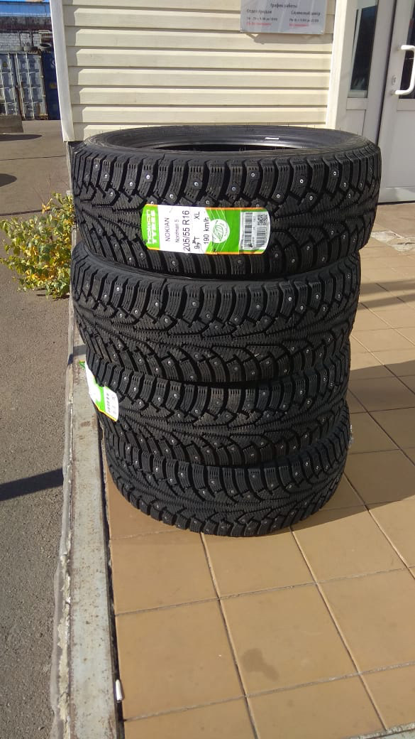 Nokian Nordman 5 2018 г.в. — Skoda Octavia A7 Mk3. Запчасти на фото: Nokian Tyres Nordman 5