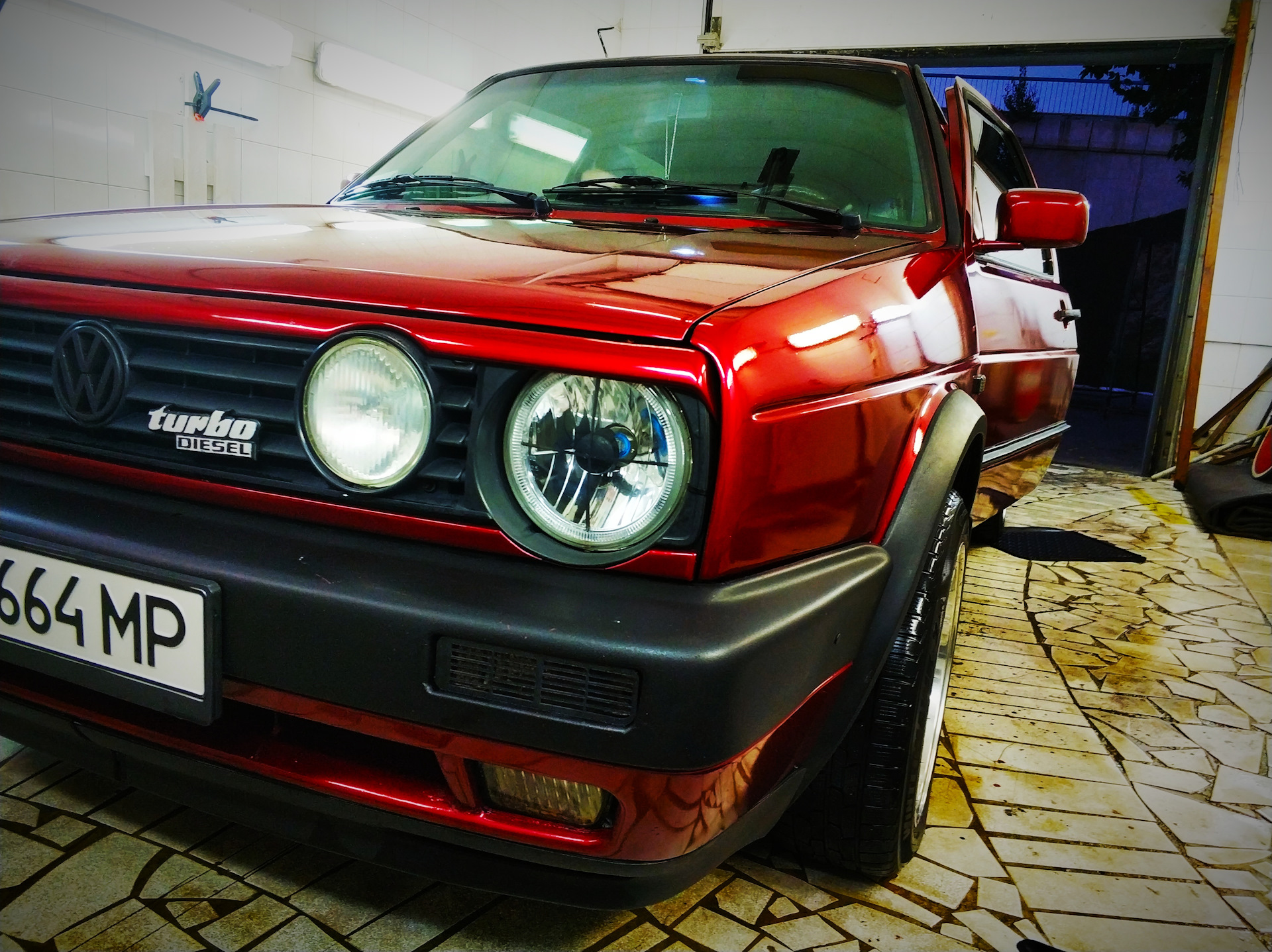 Бампер Rieger Golf 2