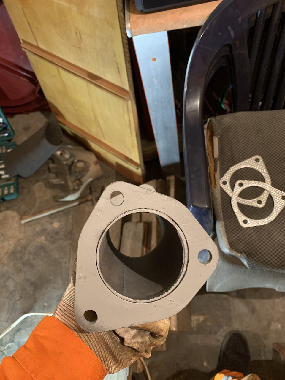 Проставка вместо катализатора — Daewoo Lanos, 1,5 л, 2008 года ...