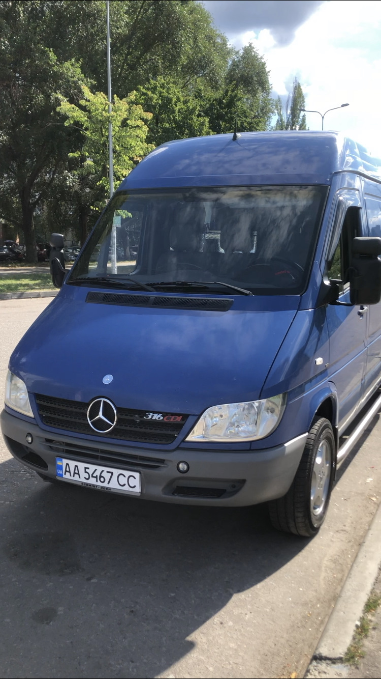 Внешние изменения за год владение — Mercedes-Benz Sprinter (1G), 2,7 л,  2005 года | тюнинг | DRIVE2