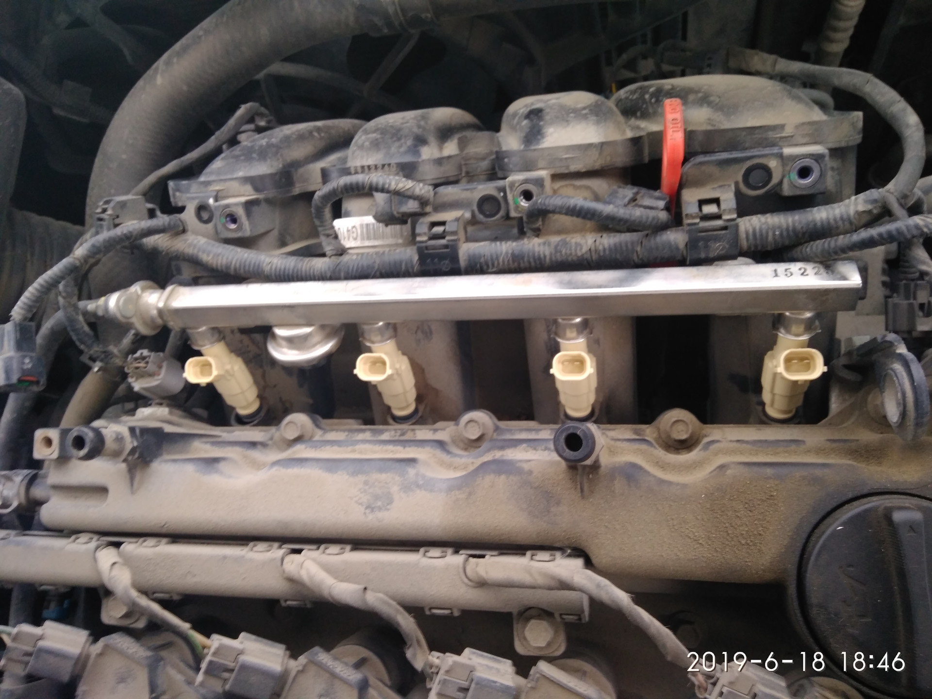 0 как снять форсунки эксид 2 литра Замена топливных форсунок Hyundai IX35 - Hyundai ix35, 2 л, 2012 года своими рук