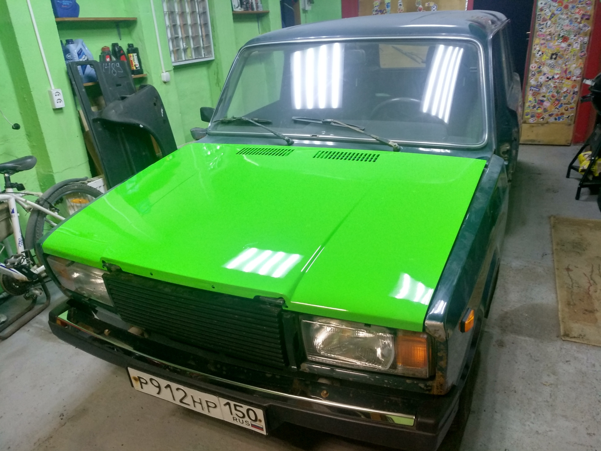 Примерил капот, разобрал дверь — Lada 21041, 1,6 л, 2007 года ...