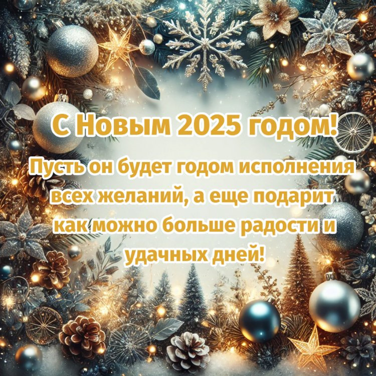 С Наступающим 2025 Картинки Поздравление Новым