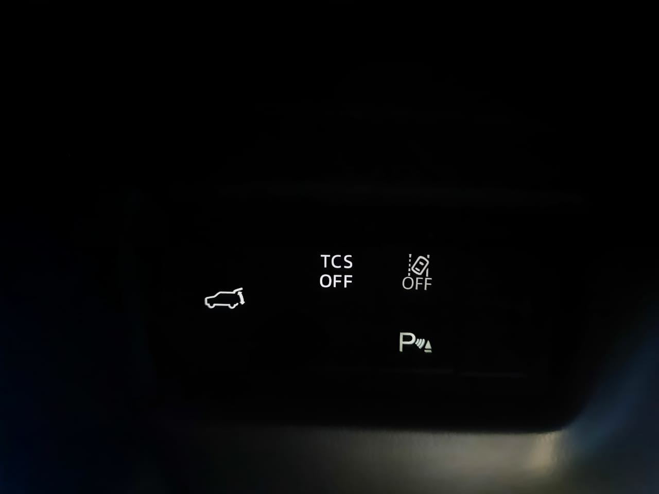 Круиз контроль Тойота с подсветкой.