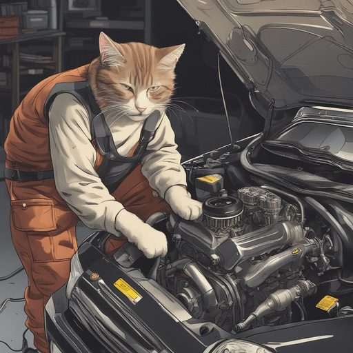 Кот механик