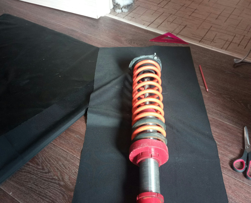 #6 Самодельные стойки на sf5 (чехлы) — Subaru Forester (SF), 2 л, 2000 ...