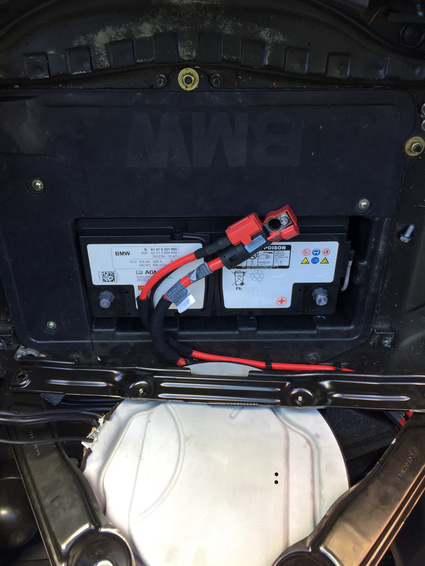 Новая АКБ AGM 105Ah — BMW X5 (E53), 4,8 л, 2004 года | расходники | DRIVE2