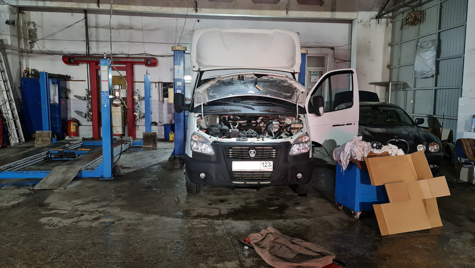 Замена шкворней. Торм. дисков. Масло. — ГАЗ Газель, 2,8 л, 2012 года ...