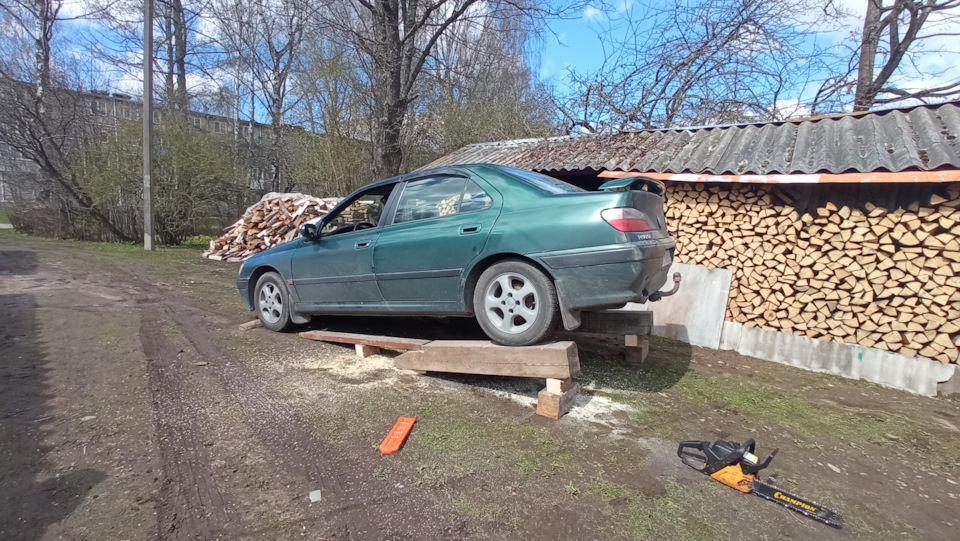 Неродной глушитель) — Peugeot 406, 1,8 л, 1996 года | своими руками ...