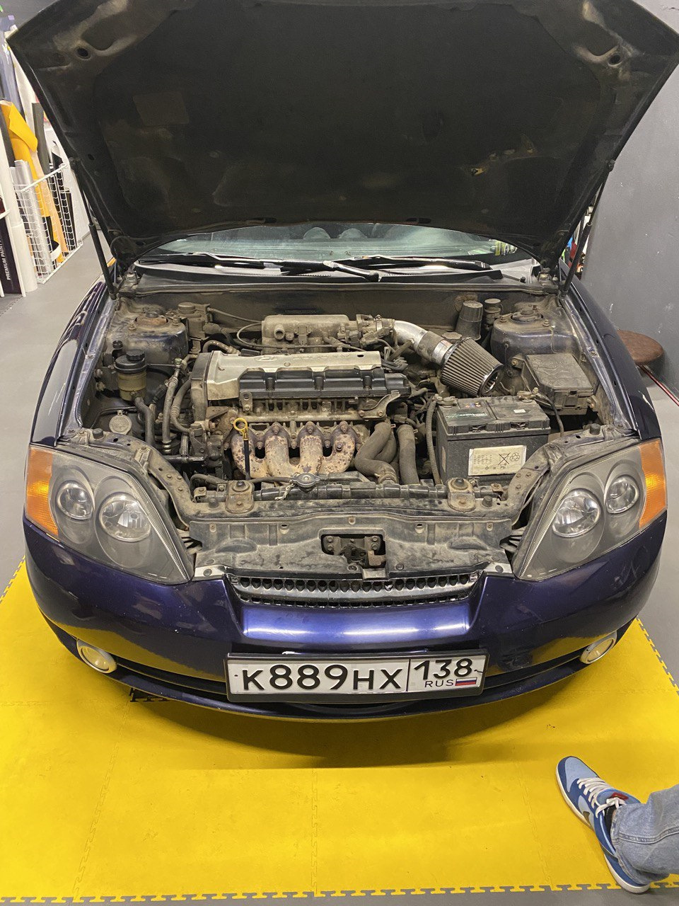 Полировка перед продажей, магия преображения старого авто — Hyundai Tiburon  (GK), 2 л, 2002 года | стайлинг | DRIVE2