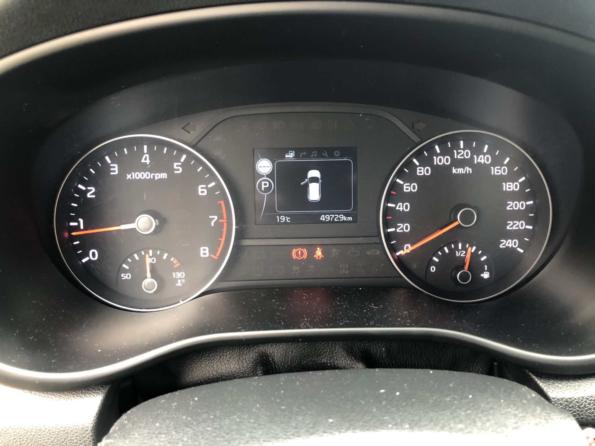 Приборная панель Supervision с цветным дисплеем — KIA Sportage (4G), 2 ...