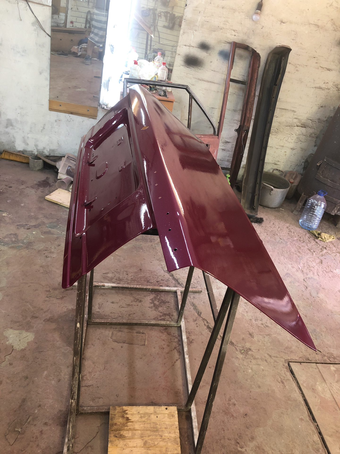 Багажник, фартук, планка. — Toyota Corsa (1G), 1,5 л, 1982 года ...