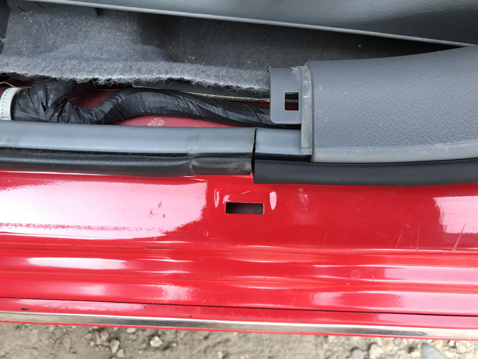Уплотнитель передней левой двери — Chevrolet Lacetti Sedan, 1,6 л, 2008 ...