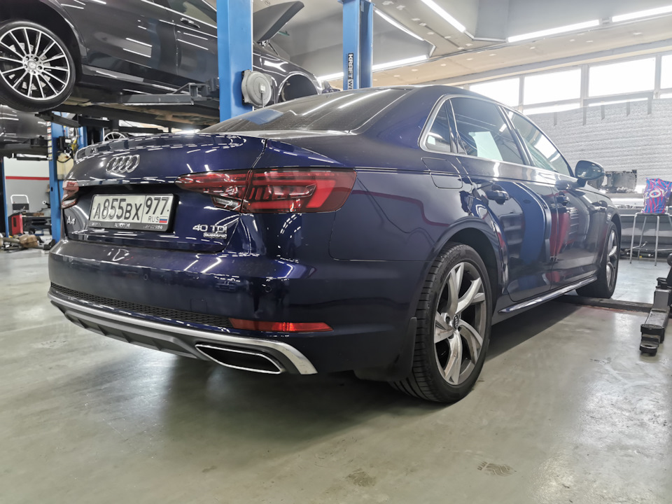 Про перелив масла, сервисы и расход топлива — Audi A4 (B9), 2 л, 2018 ...