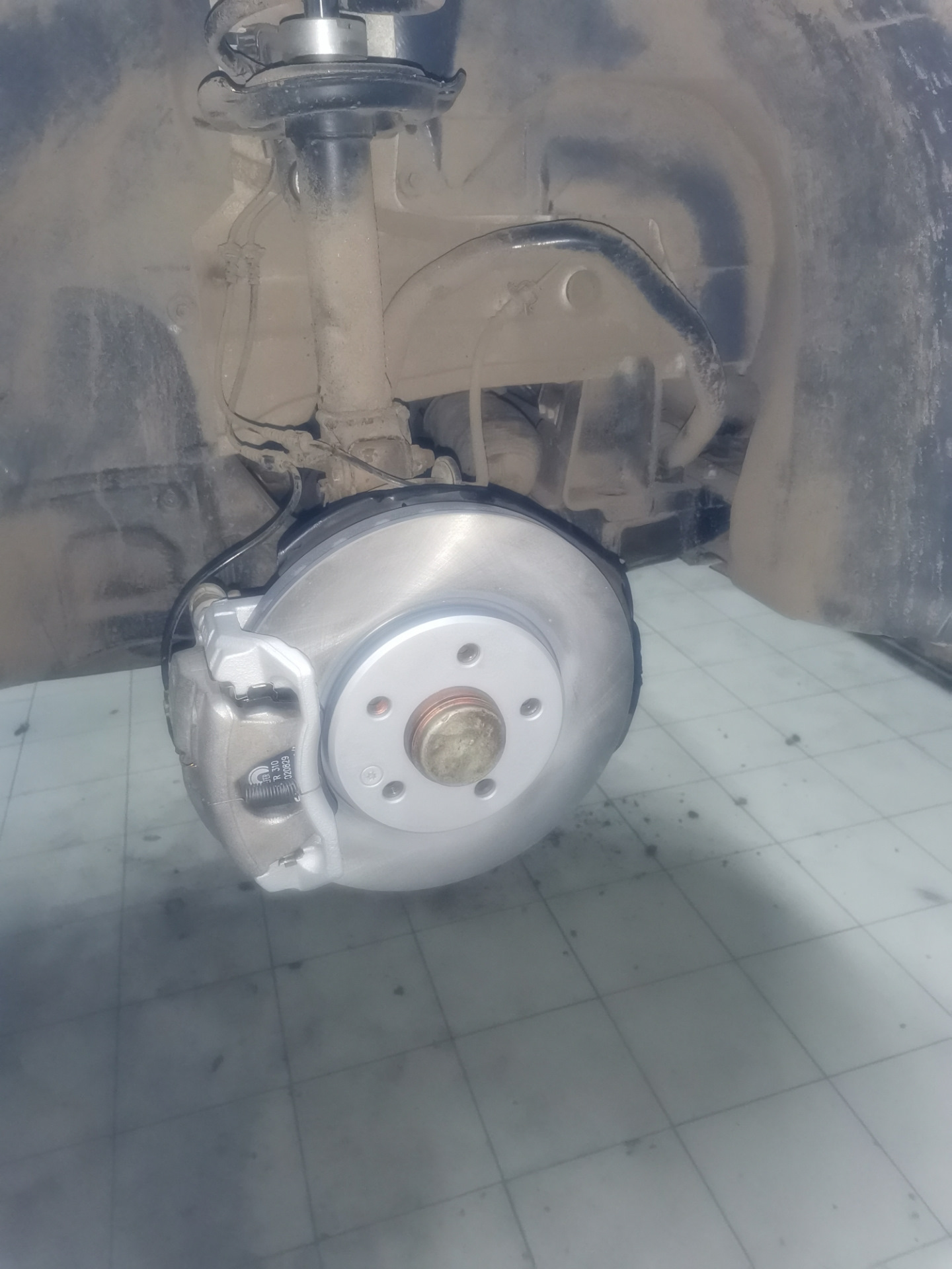 Обновляем тормозилки — Mercedes-Benz B-Class (W245), 1,8 л, 2008 года ...