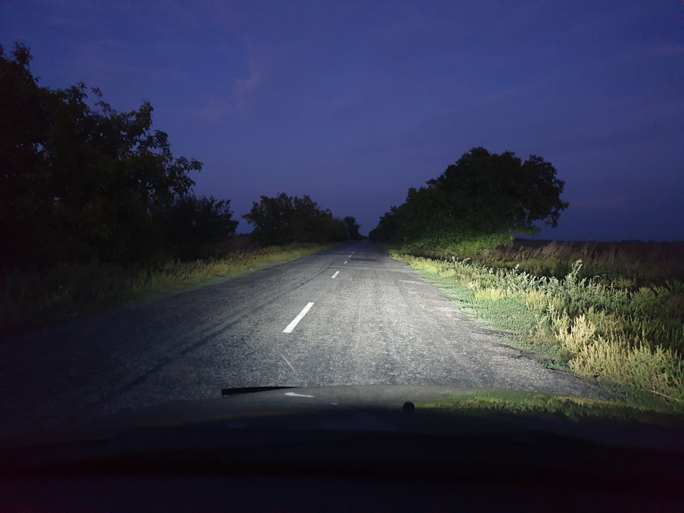 Как светят светодиодные лампы rVolt RC01 h4 — Chevrolet Lacetti 5D, 1,8 ...