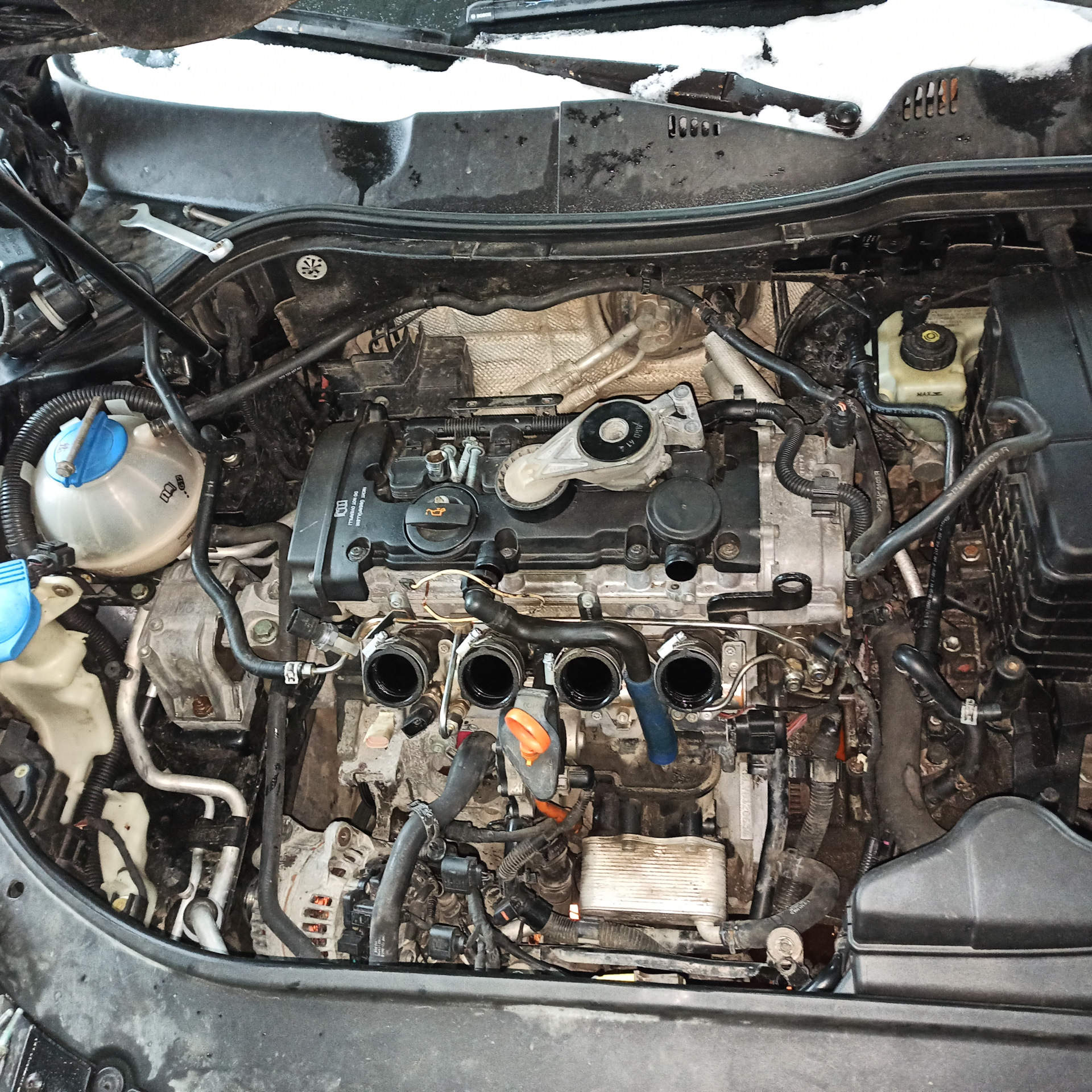 Термостат. — Volkswagen Passat B6, 2 л, 2005 года | своими руками | DRIVE2