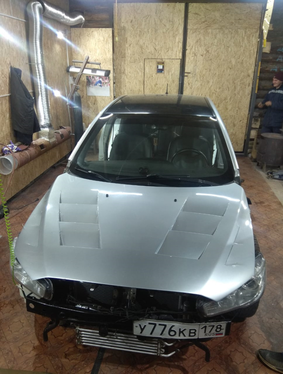 Ремонт авто 4ч. (Разбор авто для полной покраски) — Mitsubishi Lancer X, 2  л, 2008 года | кузовной ремонт | DRIVE2