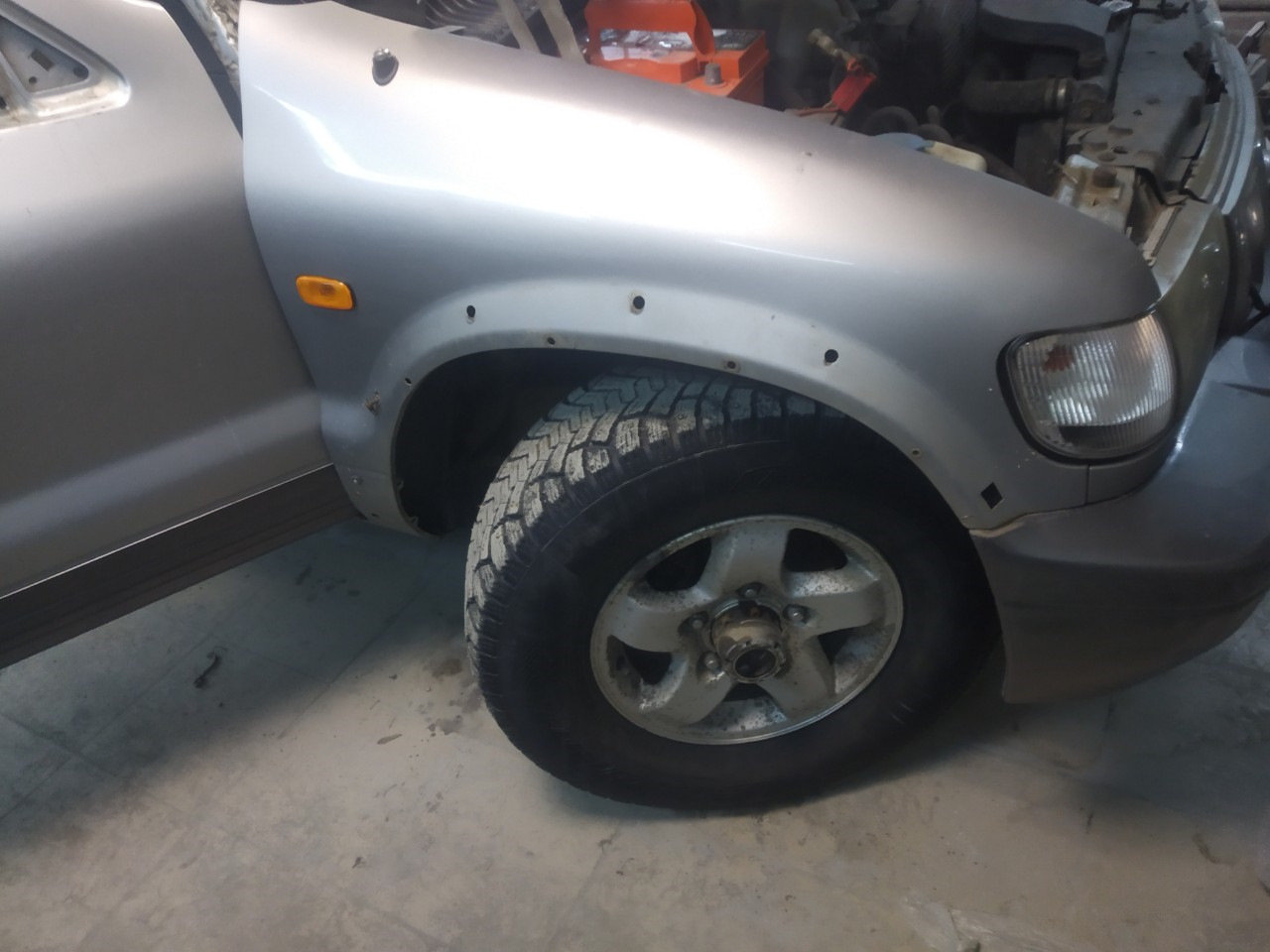 Вот и моя очередь писать про кузовной ремонт — KIA Sportage (1G), 2 л ...