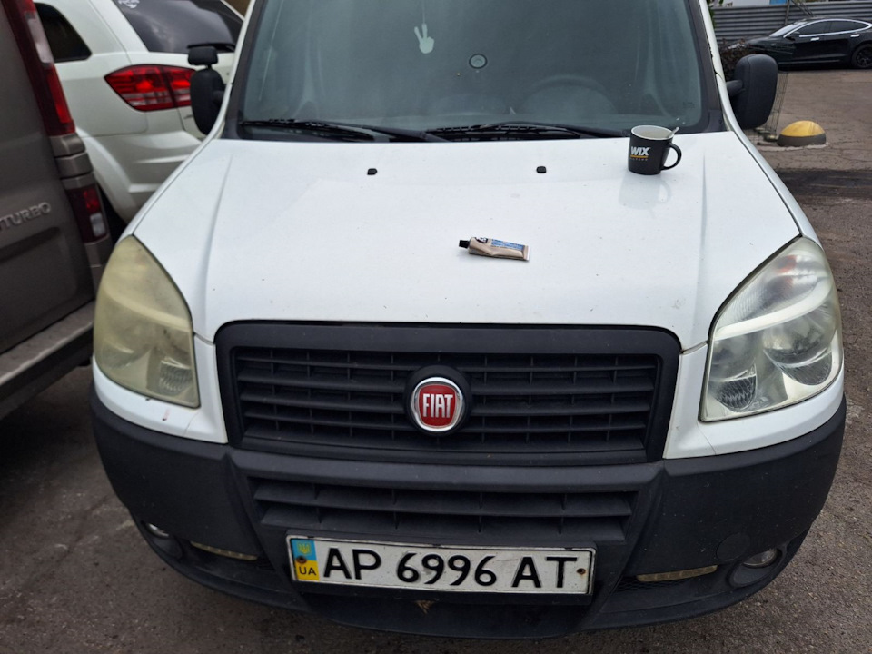 Полировка фар Фиат Добло пастой K2 Lamp Doktor — FIAT Doblo (1G), 1,4 л ...