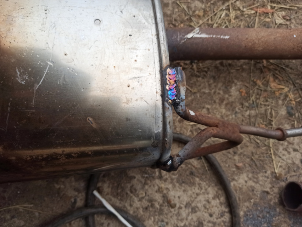 Переделать глушитель на ваз