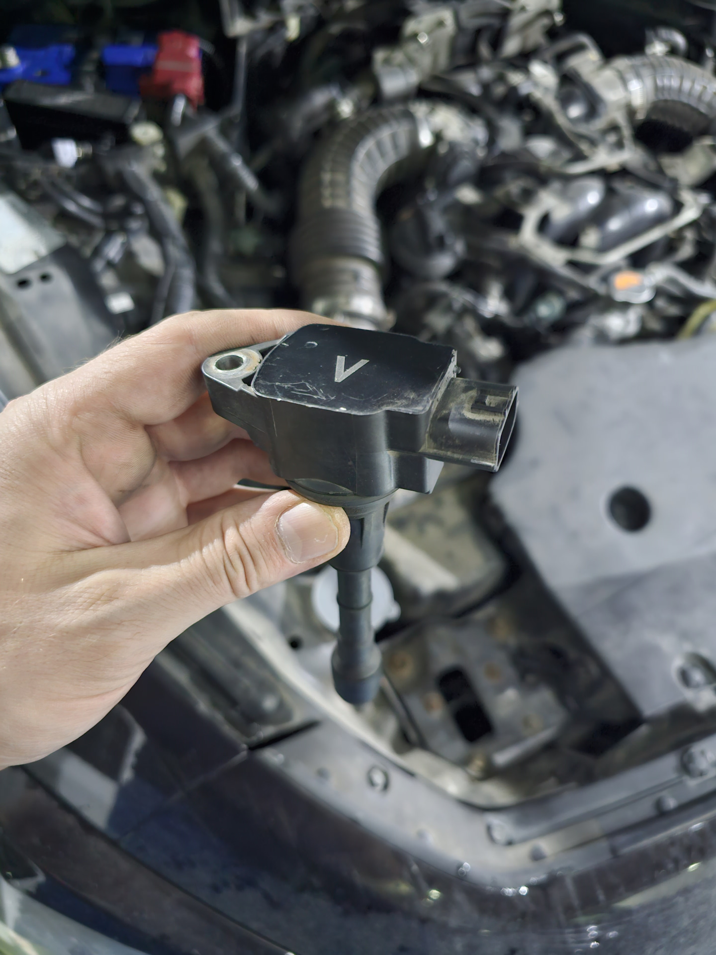 Катушка, свечи, трещина на лобовом — Infiniti FX (2G), 5 л, 2009 года ...