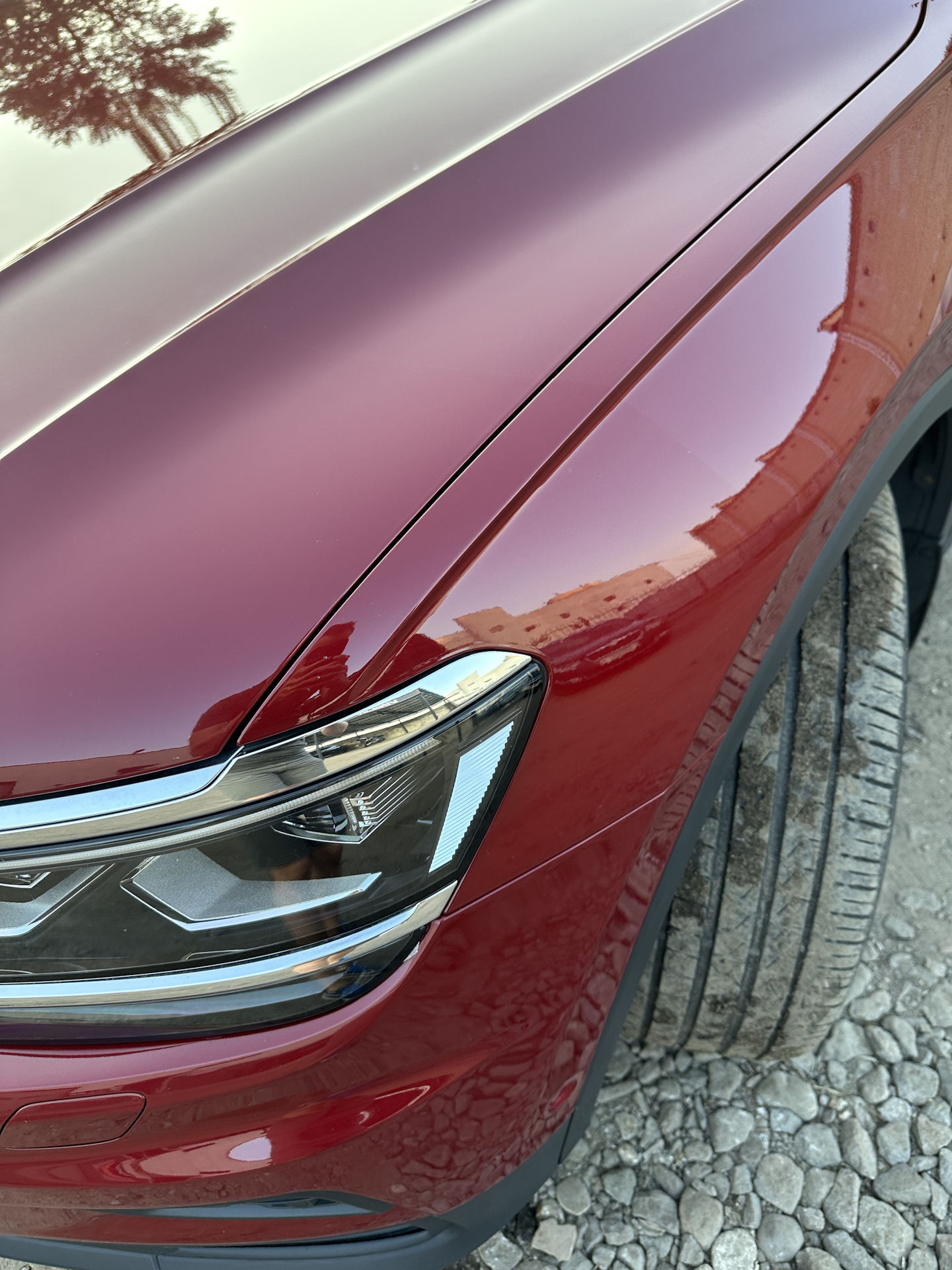 #3 Покрытие капота и крыльев бронепленкой — Volkswagen Tiguan (2G), 2 л ...