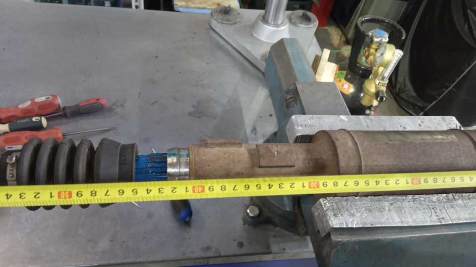 Длина шлицевого соединения стокового заднего кардана Jeep Wrangler JK ...