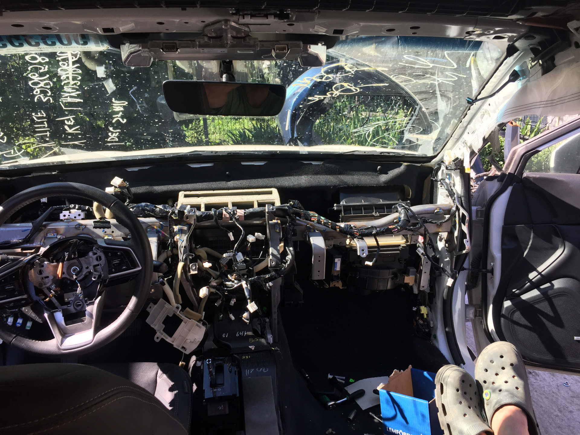 Разбор салона, замена торпеды — Subaru Legacy (BN/BS), 2,5 л, 2018 года ...