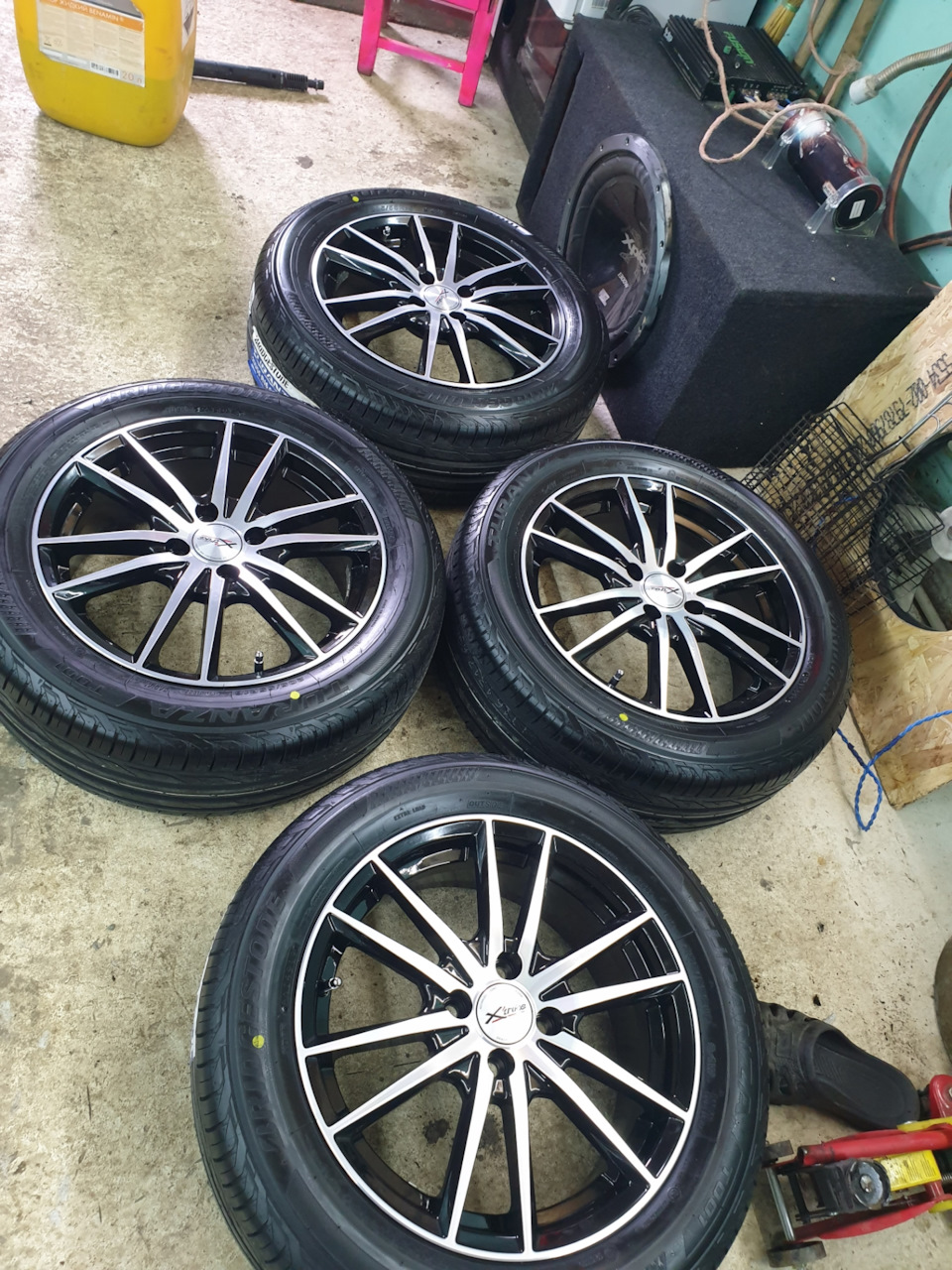 Bridgestone Turanza t001 — Toyota E120, 1,5 л, 2004 года | шины | DRIVE2