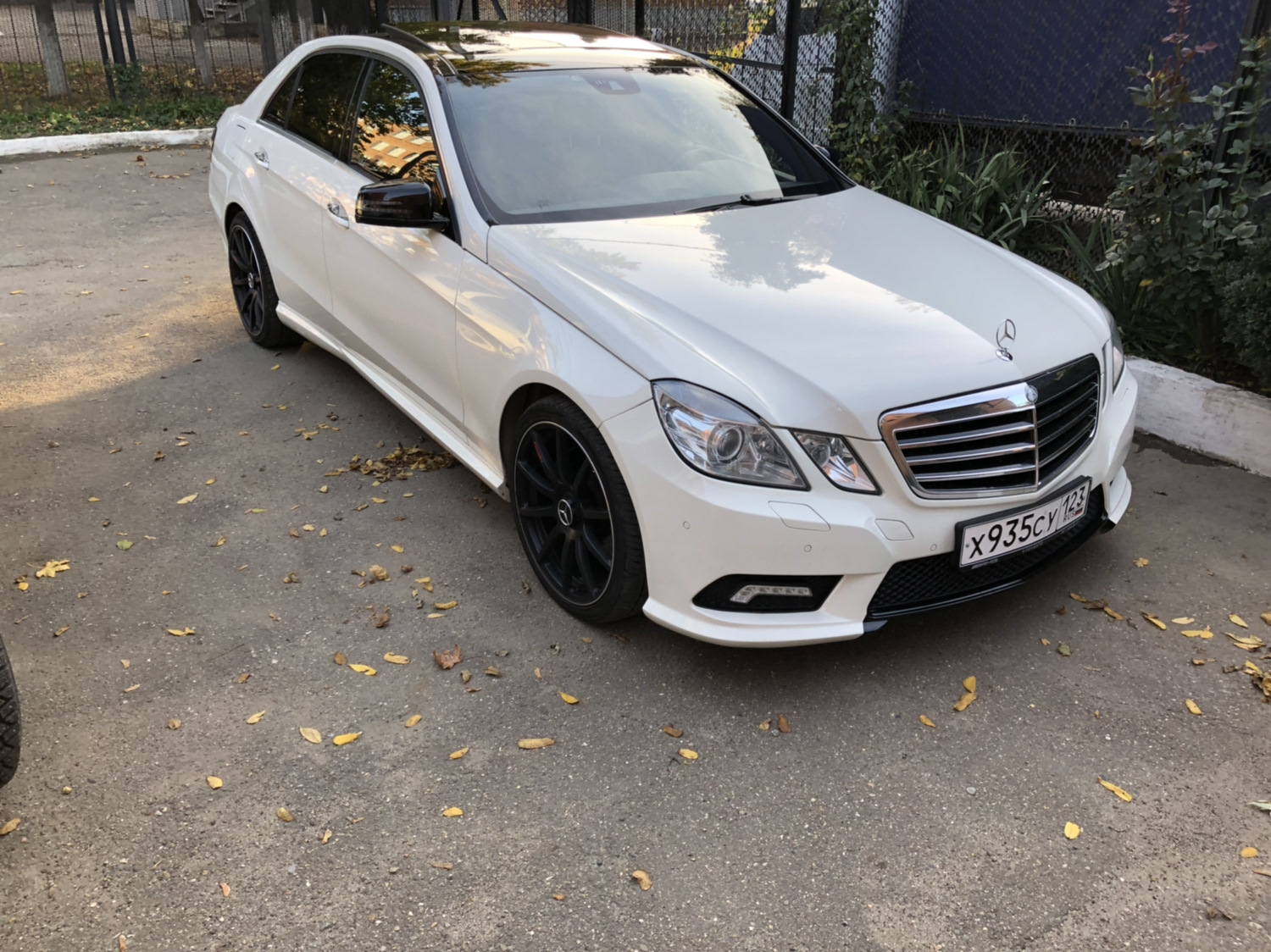 Мерседес w212 белый