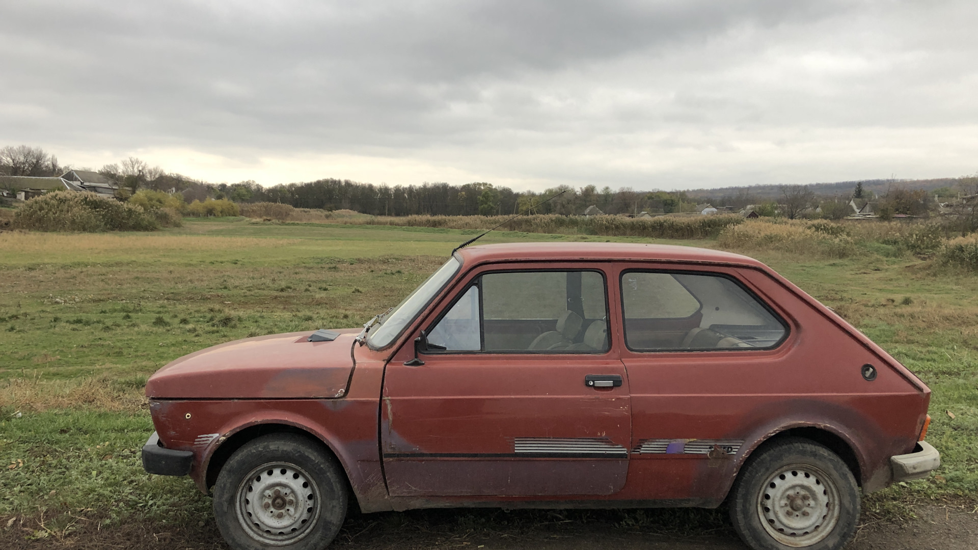 FIAT 127 (Series II) 0.9 бензиновый 1984 | гнилая вишня на DRIVE2
