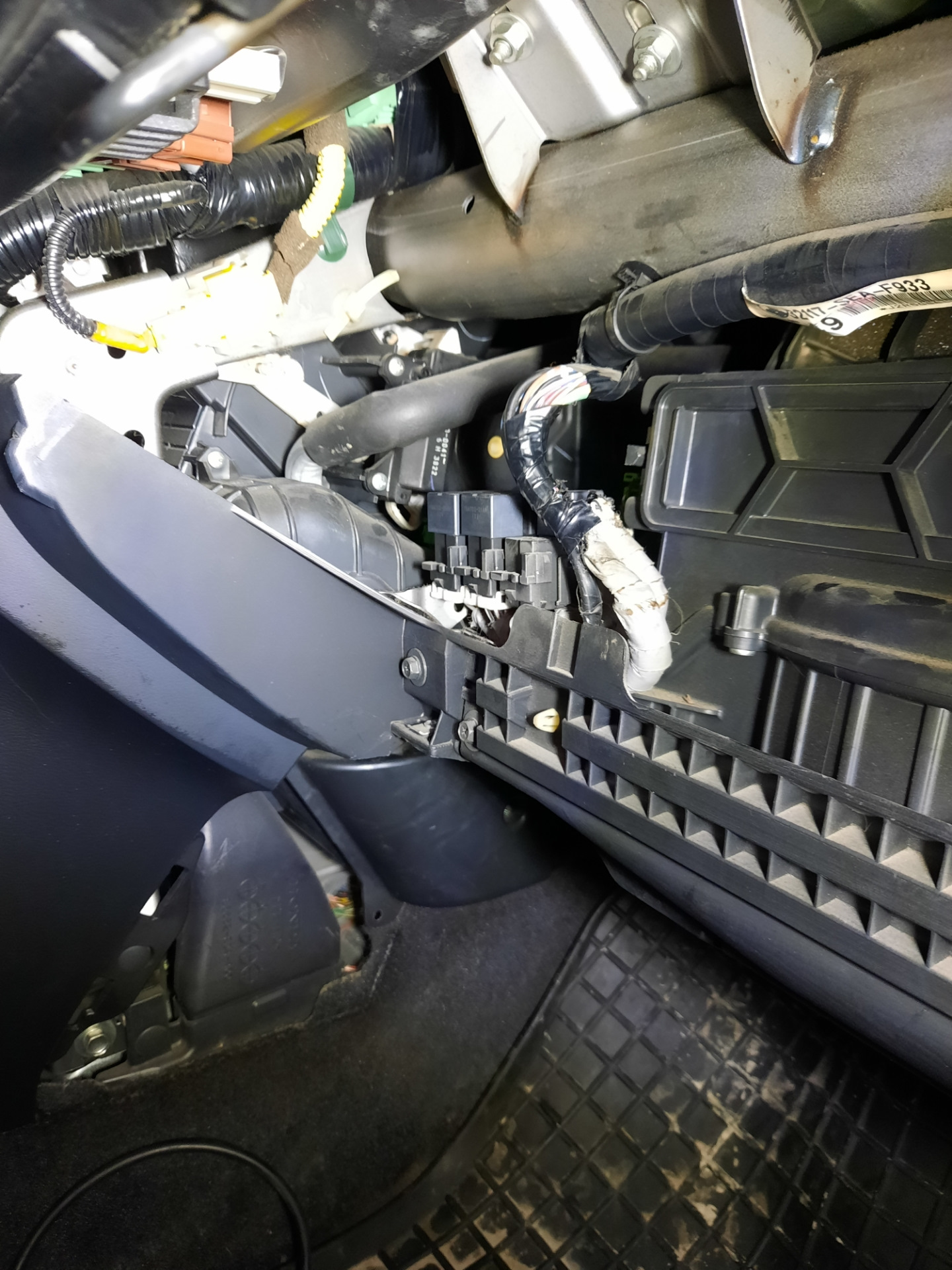 Замена радиатора отопителя Аккорд 7 — Honda Accord (7G), 2,4 л, 2006 ...