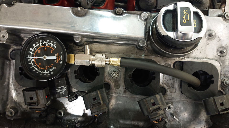 Померил компрессию в цилиндрах — Audi A4 (B5), 1,8 л, 1996 года ...