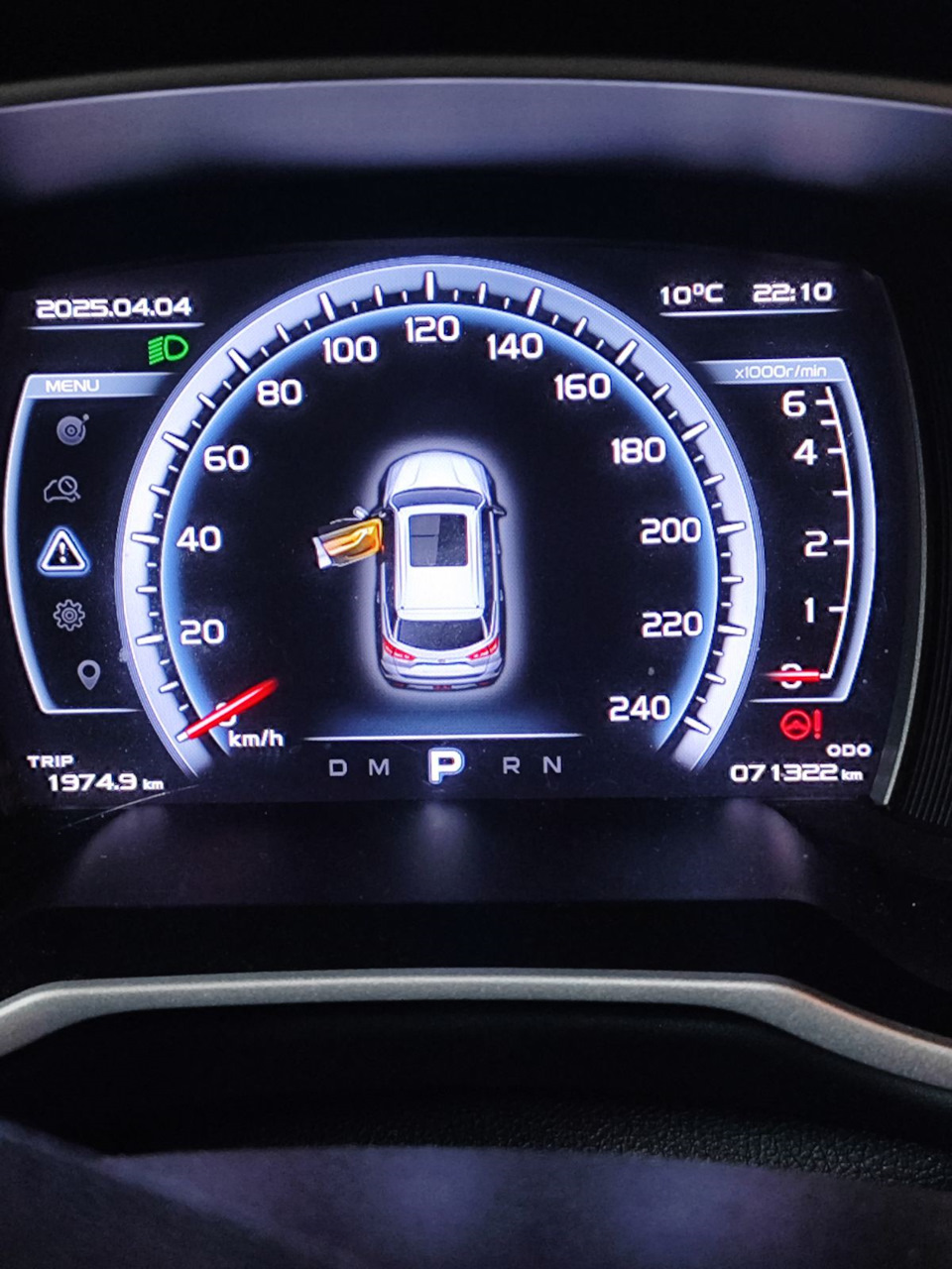 Photo from the logbook Geely Atlas (1G)